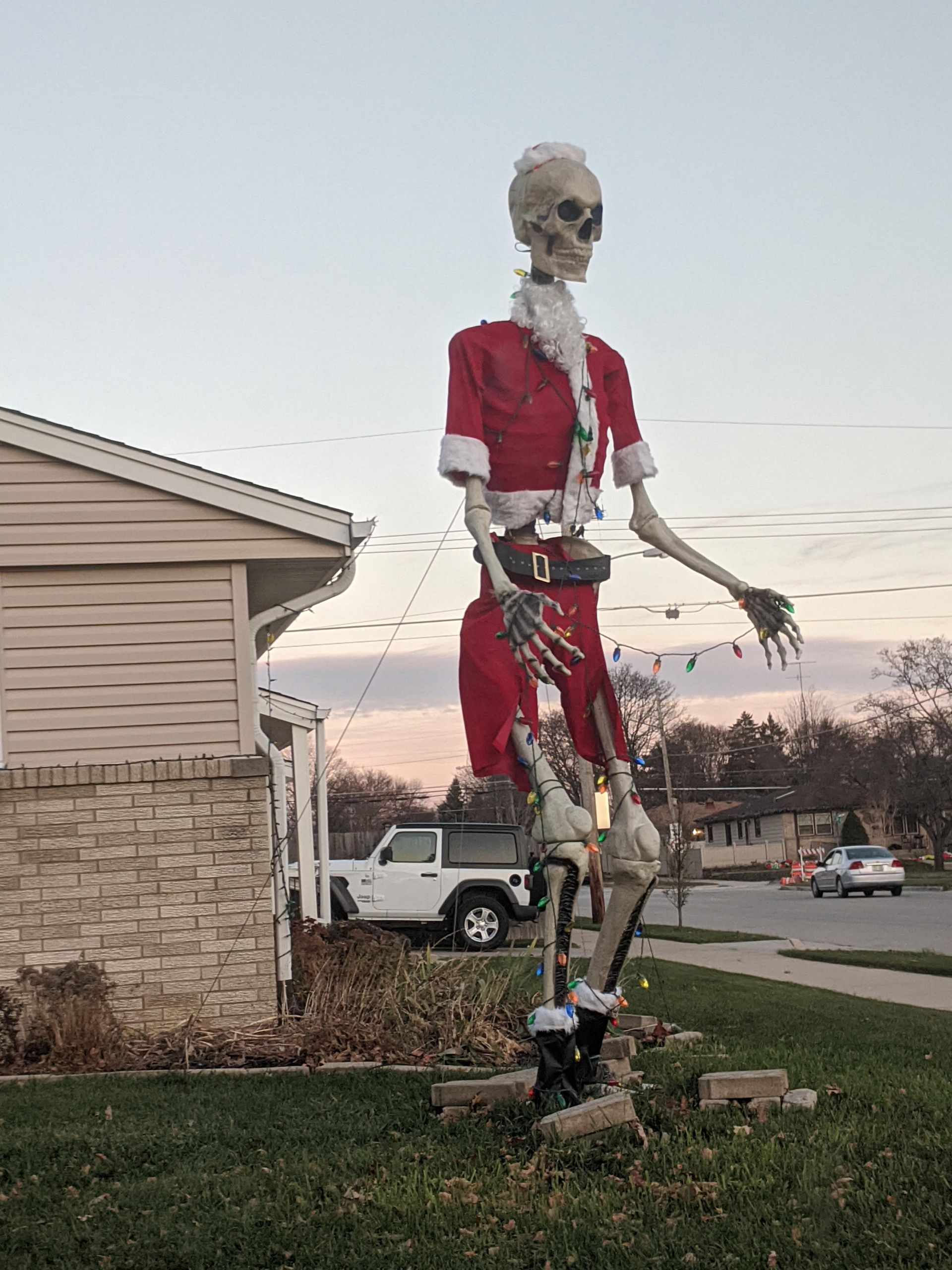 12 Foot Skeleton Christmas Inspirational 12ft Christmas Skeleton Spotted In Wi R Christmasskeleton