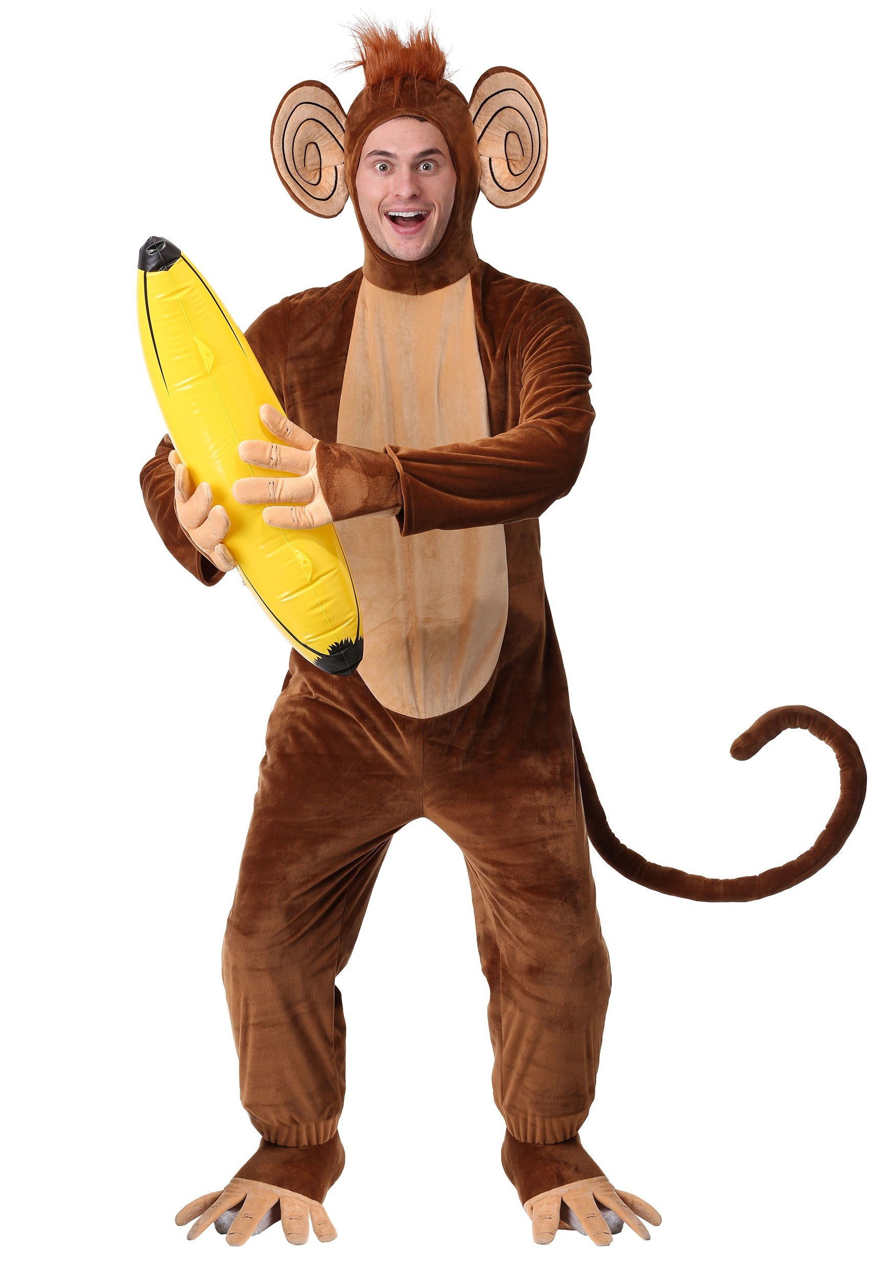 Adult Monkey Costumes Unique Plus Size Funky Monkey Costume