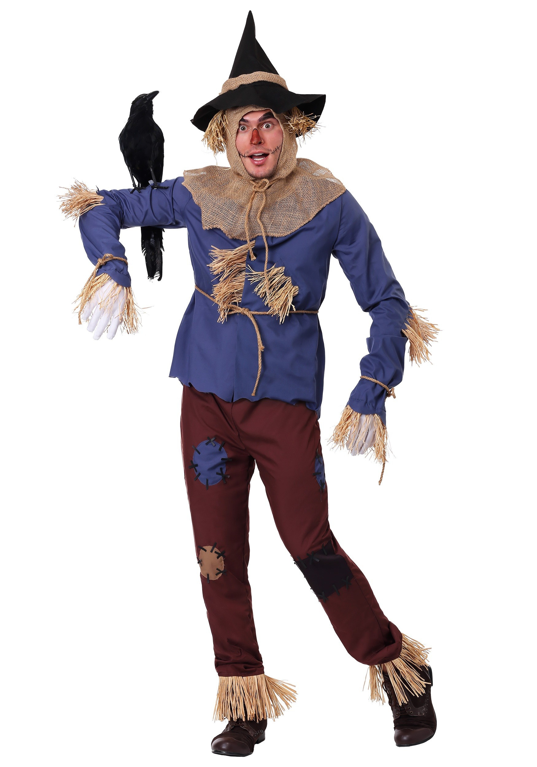 Adult Scarecrow Costume Fresh Patchwork Scarecrow Costume for Adults