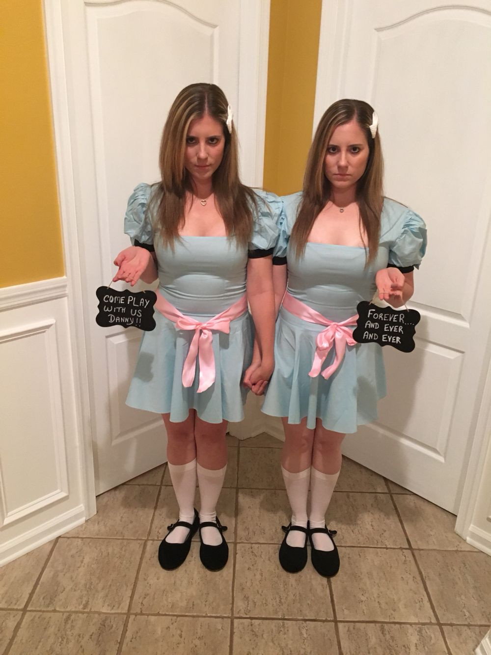 Adult Twin Halloween Costumes Beautiful Halloween Costume Idea for Twins Grady Twins From the Movie the