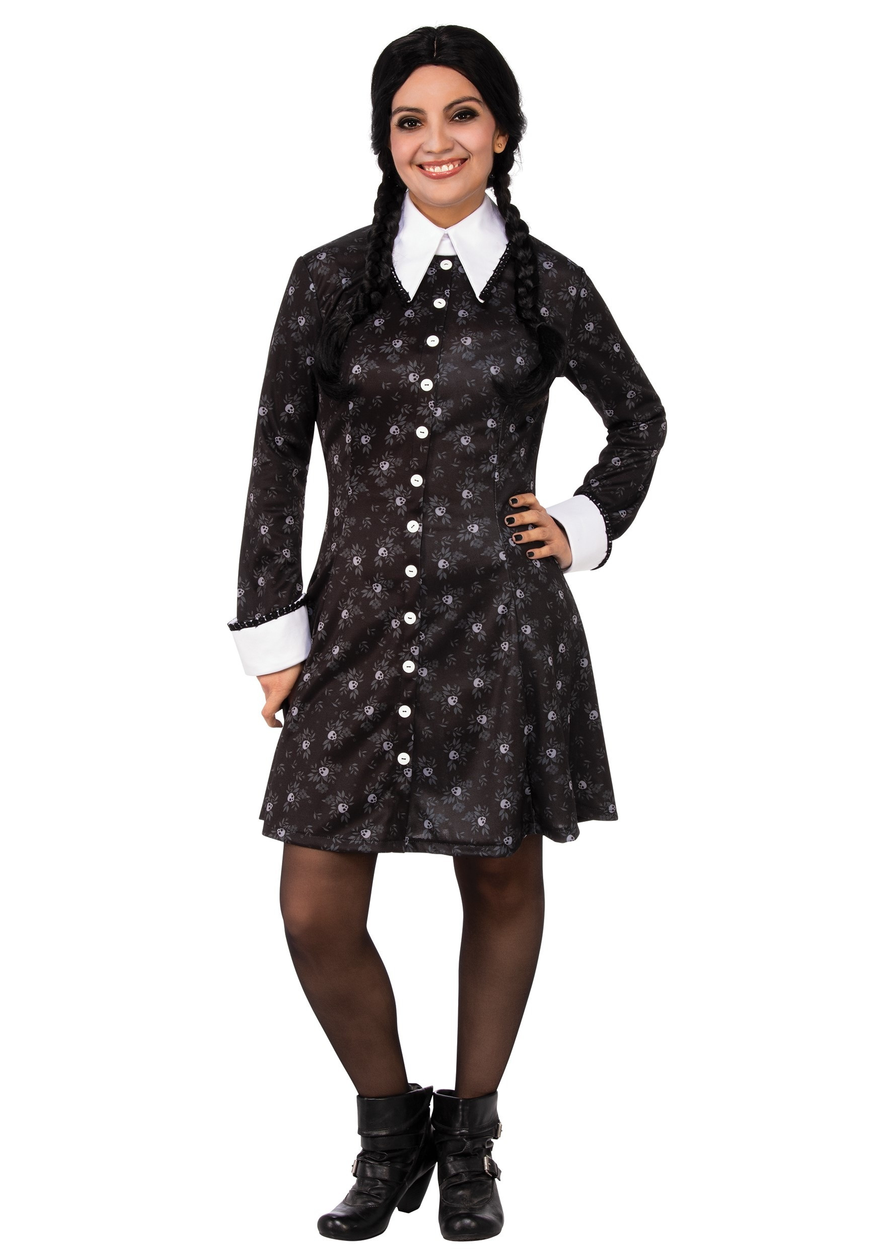 Adult Wednesday Addams Costume Unique Addams Family Adult Wednesday Costume