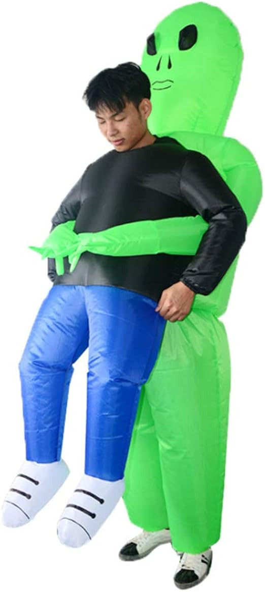 Alien Holding Person Costume Best Of Szdajan Inflatable Costume Alien Holding Man Adult Alien Rider Funny