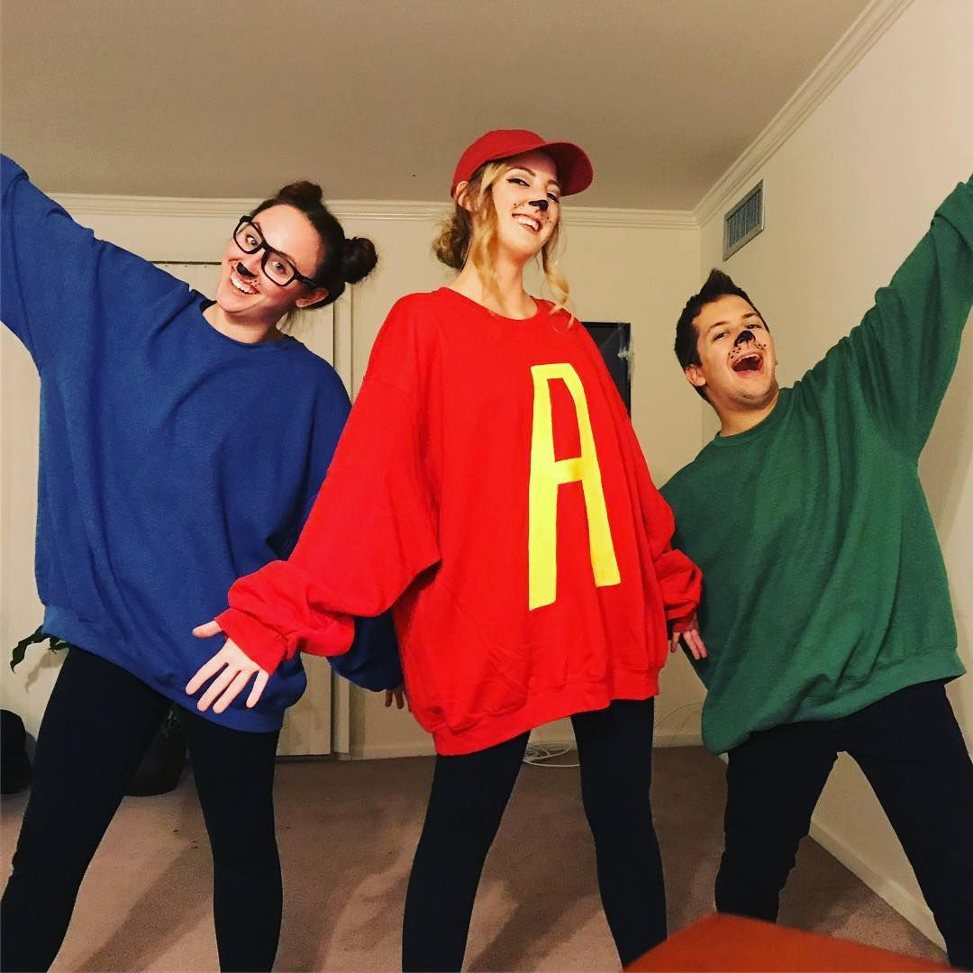 Alvin and the Chipmunks Halloween Costume Elegant Diy Alvin and the Chipmunks Costume Idea