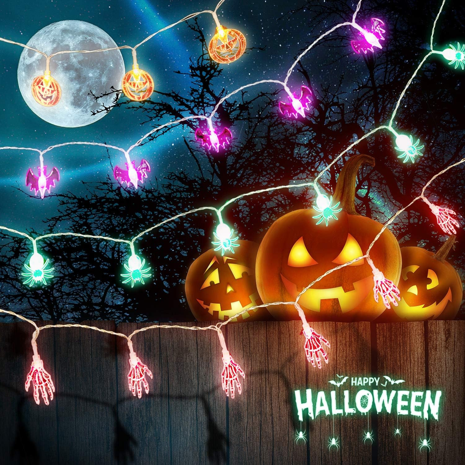 Amazon Halloween Lights Elegant Amazon Delxo Halloween Decoration Lights 80 Led Halloween String