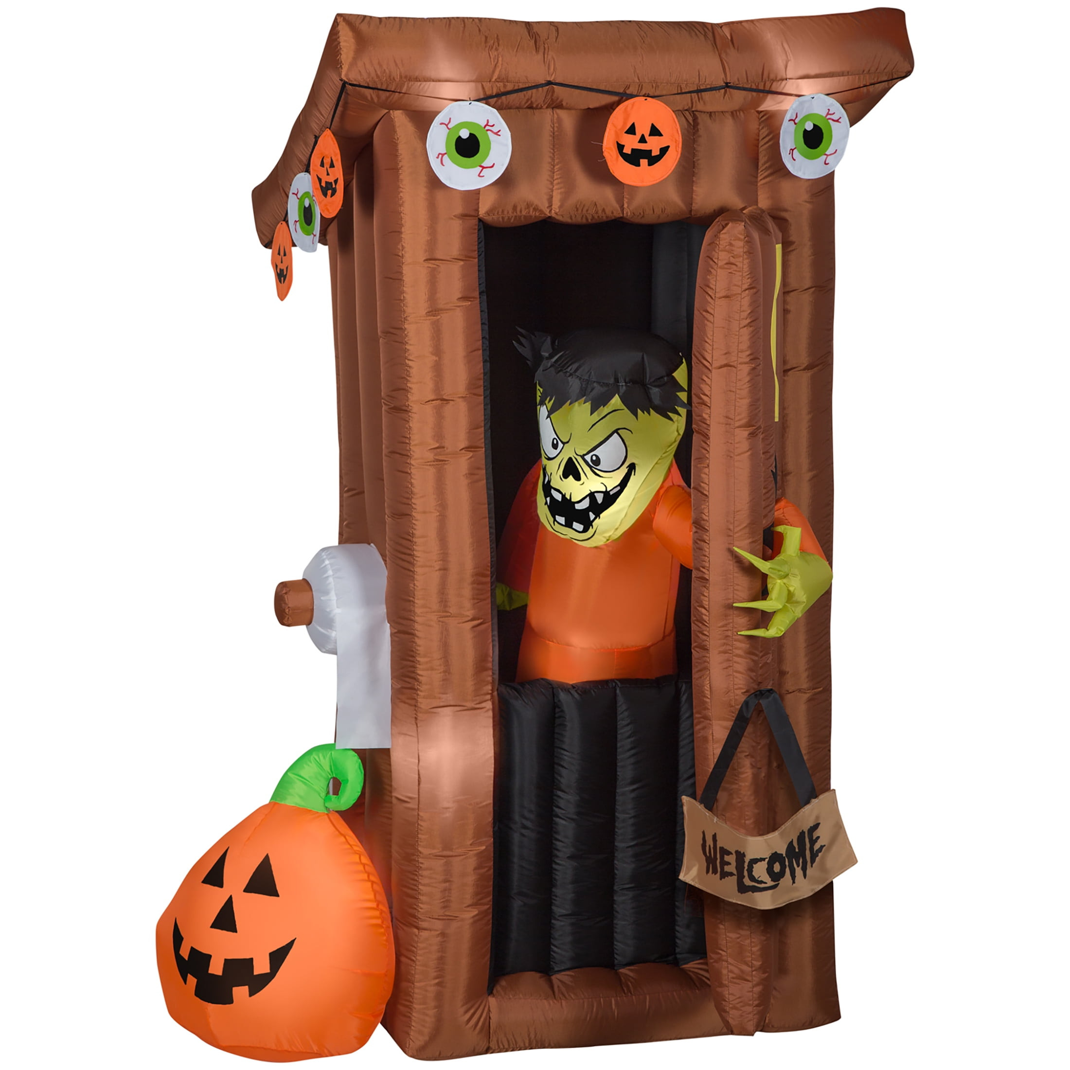 Animated Halloween Inflatables New Gemmy Halloween Airblown Animated Spooky Outhouse Monster Yard