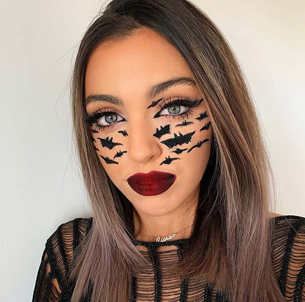 Bat Costume Makeup Best Of 13 Bat Makeup Ideas for Halloween 2020 Clotee