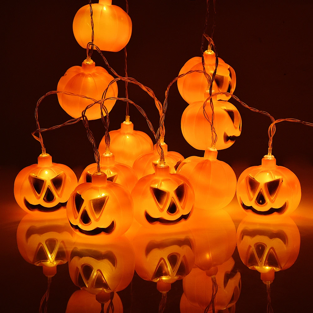 Battery Operated Halloween Lights Fresh Halloween Pumpkin Led String Lights Battery Operated Halloween Holiday