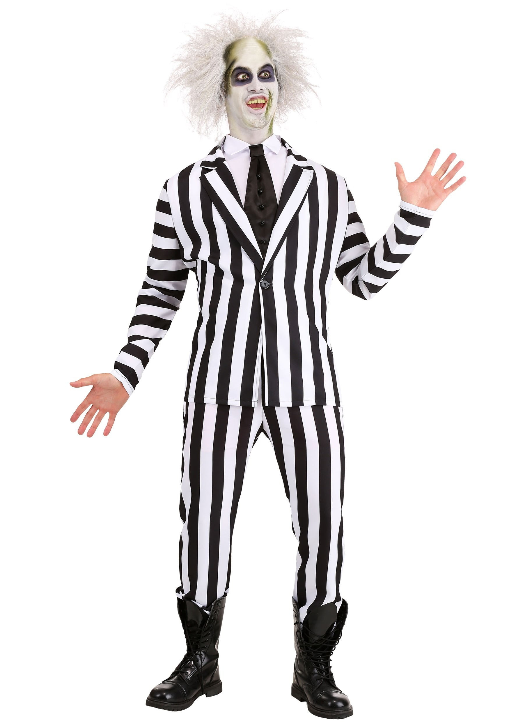 Beetlejuice Halloween Costume Awesome Beetlejuice Adult Costume Walmart