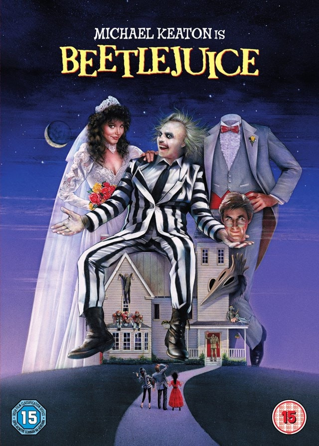 Beetlejuice Scary Movie Beautiful Beetlejuice Dvd Horror 1988 Michael Keaton Movie