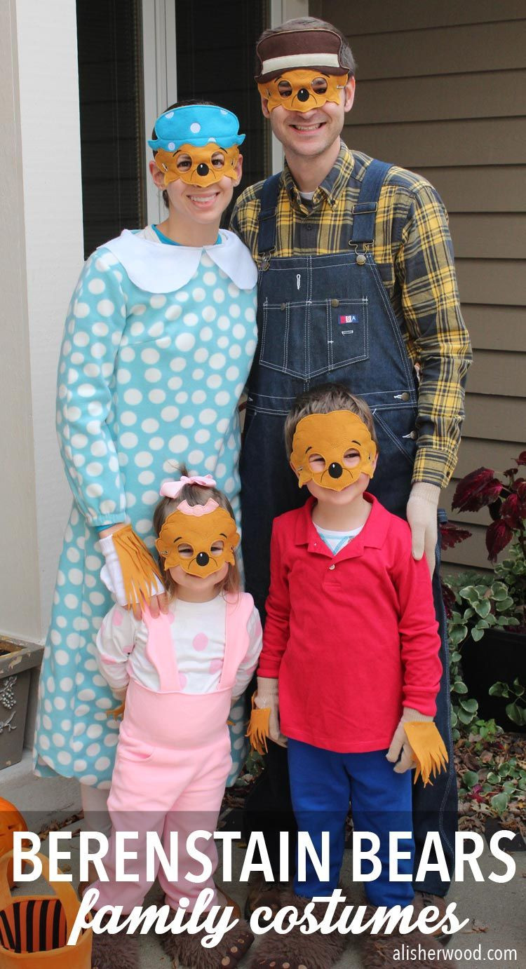 Berenstain Bears Costume Fresh How to Diy Berenstain Bears Costumes for the whole Family