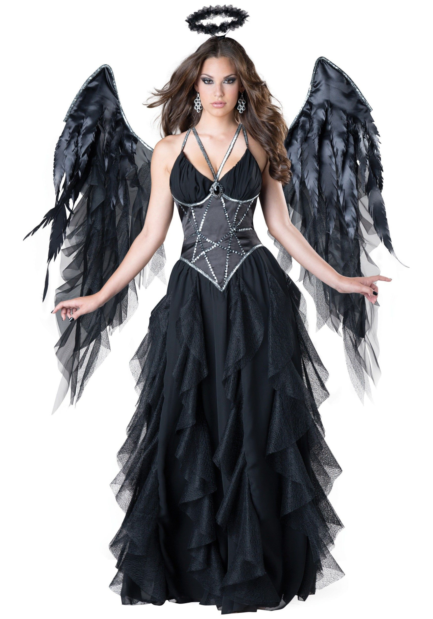 Black Angel Costume New Women S Dark Angel Costume