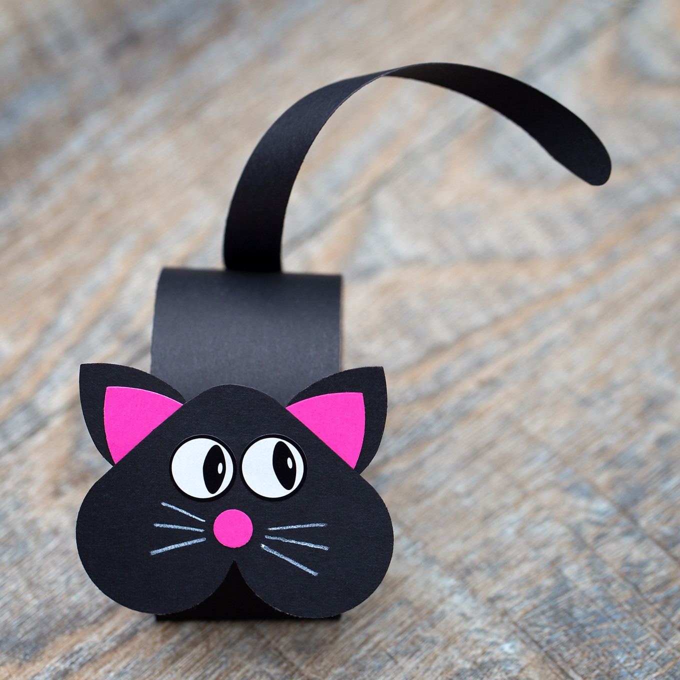 Black Cat Craft Lovely How to Make A Paper Bobble Head Black Cat Craft