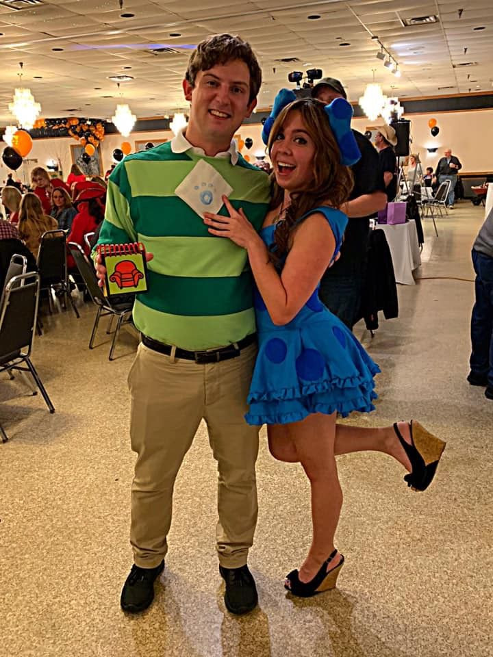 Blues Clues Halloween Costume Awesome Blue’s Clues Couple Halloween Costume Blue and Steve 🐾