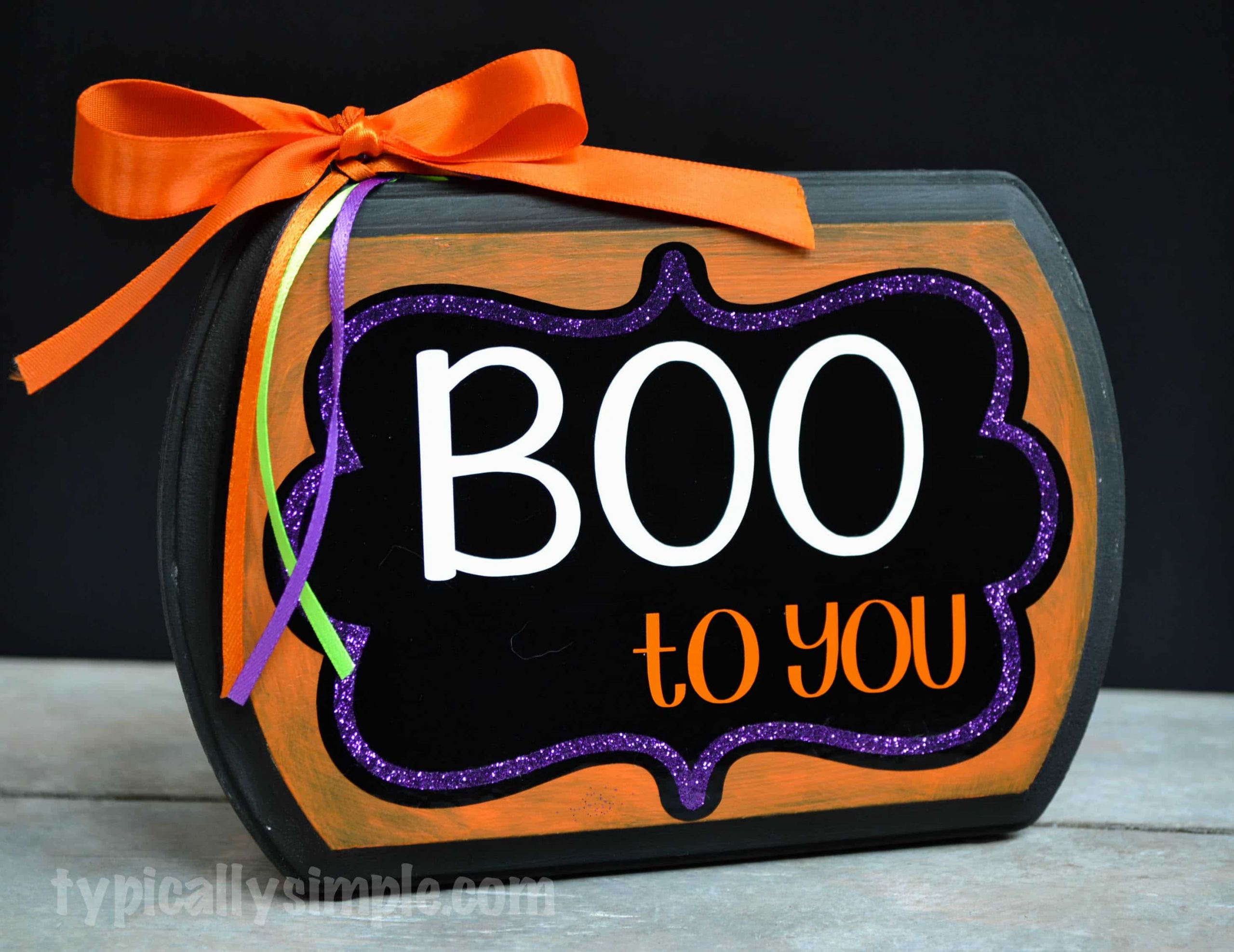 Boo to You Inspirational Boo to You Halloween Sign Typically Simple