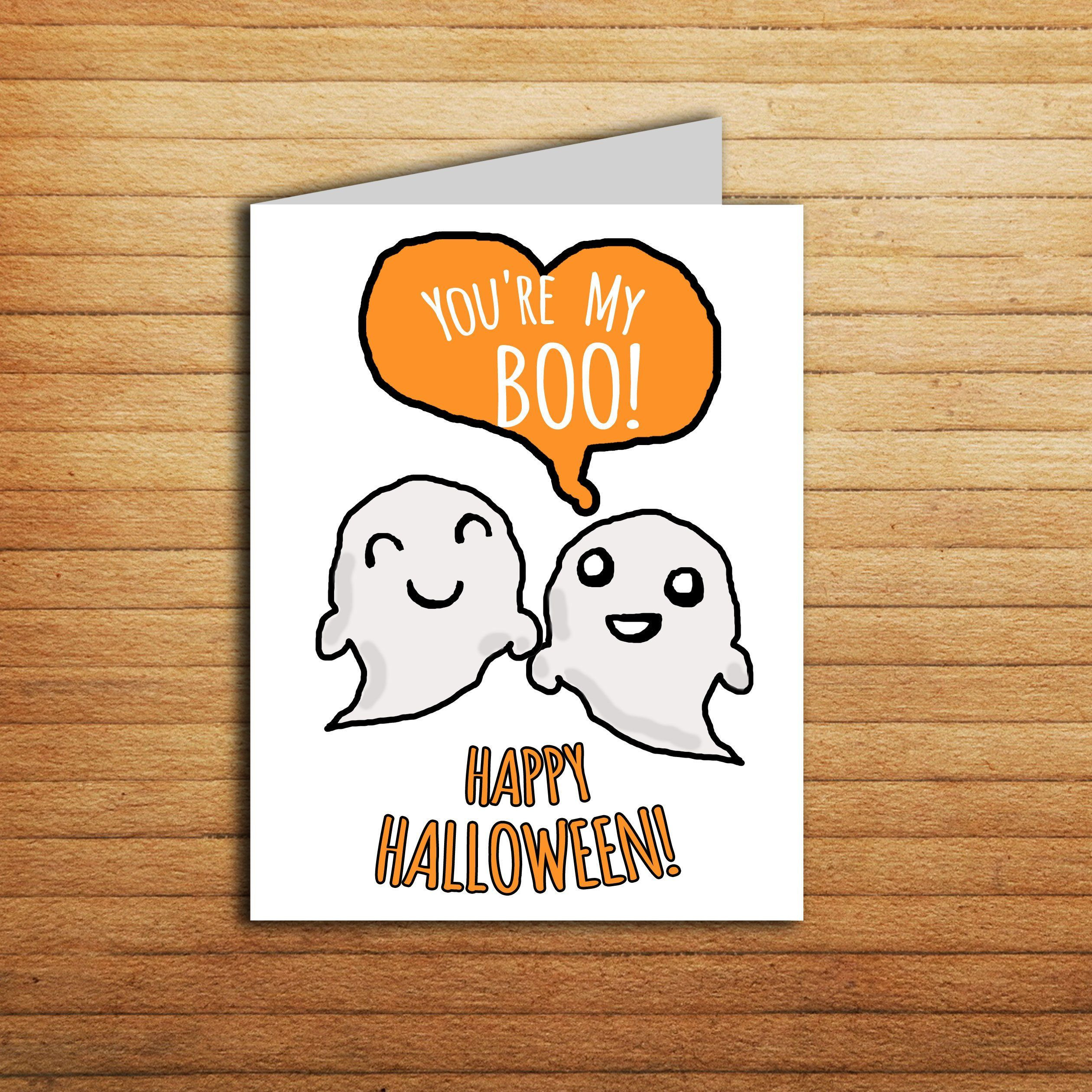 Boyfriend Halloween Card Inspirational Youre My Boo Halloween Card for Boyfriend Halloween Anniversary Gift