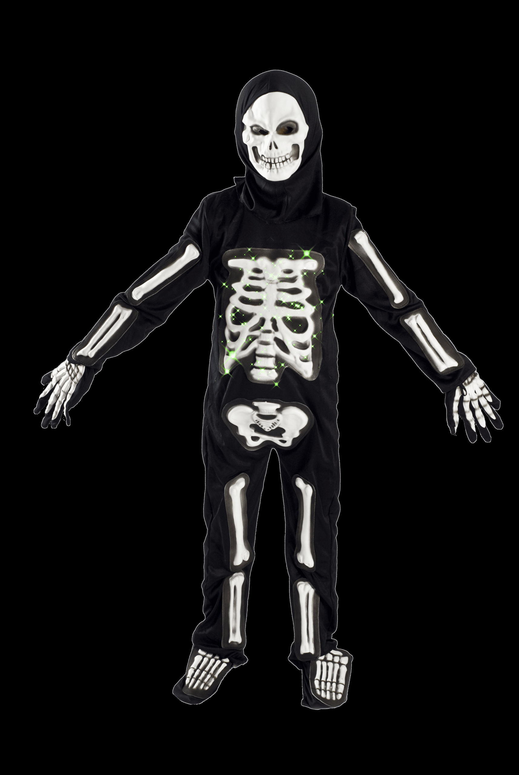 Boys Skeleton Costume Best Of Skeleton Costume for Boys Kids Light Up Size M 5 7 L 6 9 5 7