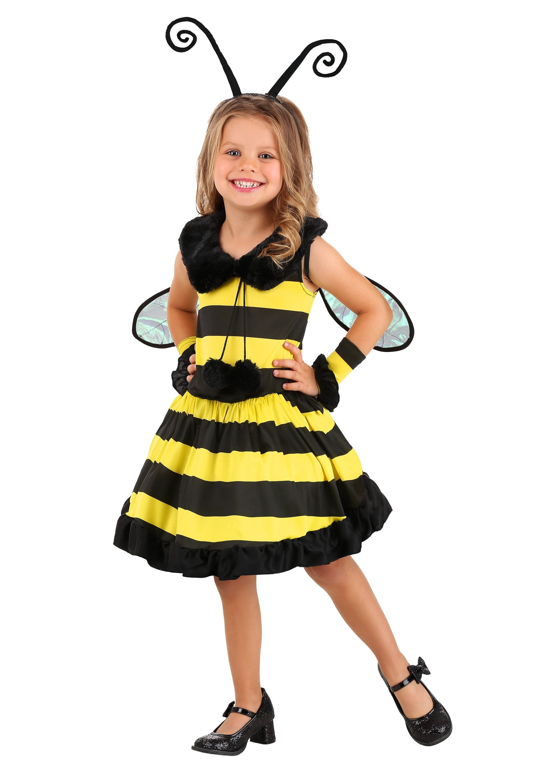 Bumble Bee Costume Beautiful toddler Girl S Deluxe Bumble Bee Costume Walmart