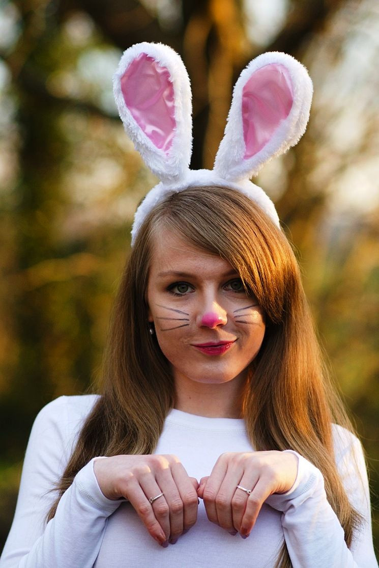 Bunny Costume Makeup Fresh 20 Bunny Halloween Makeup Ideas Flawssy