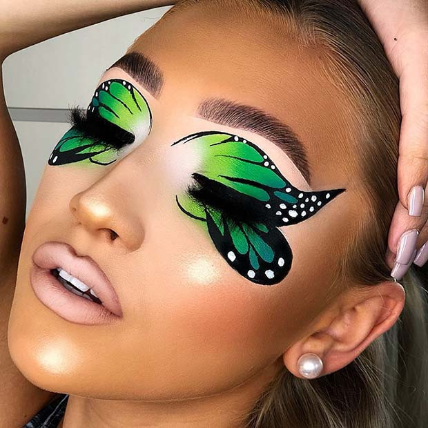 Butterfly Halloween Makeup Fresh 21 Most Beautiful butterfly Makeup Ideas for Halloween Stayglam