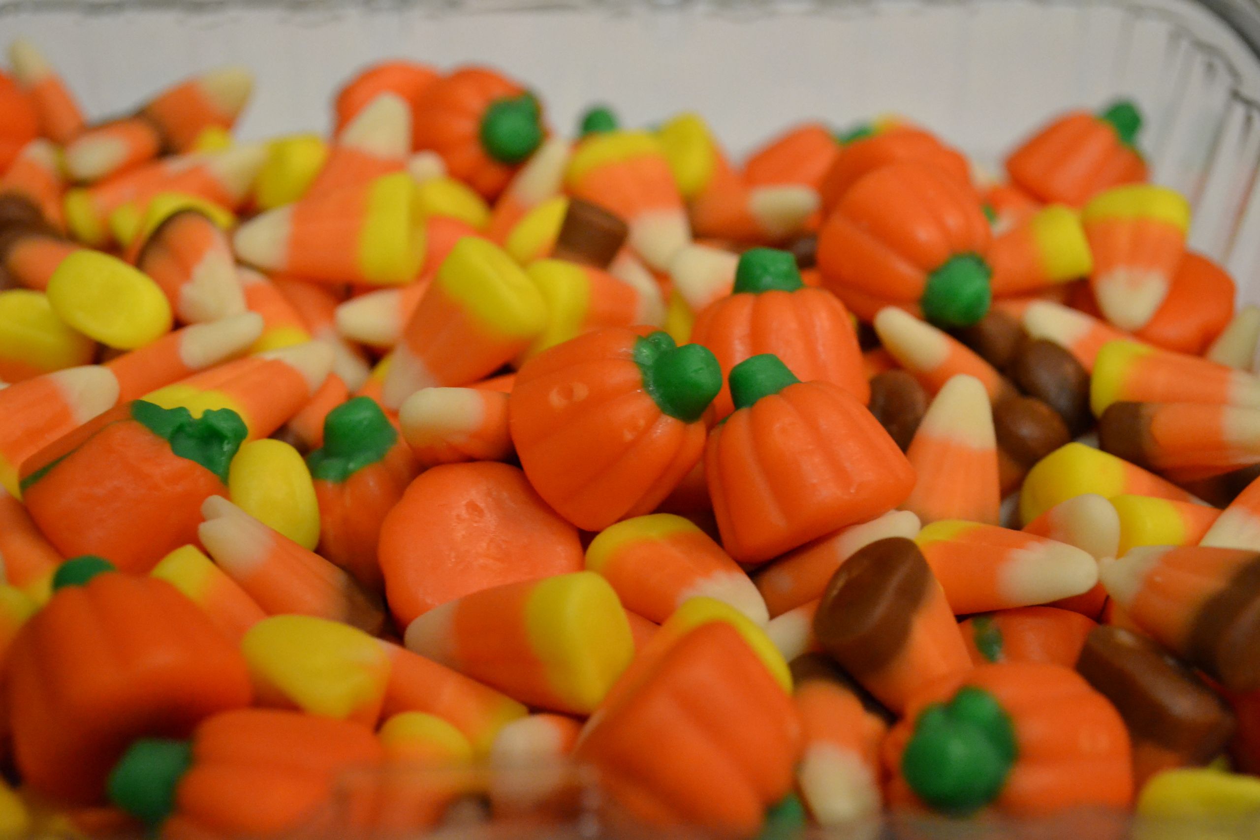 Candy Corn and Pumpkins Elegant File Candy Corn and Candy Pumpkins