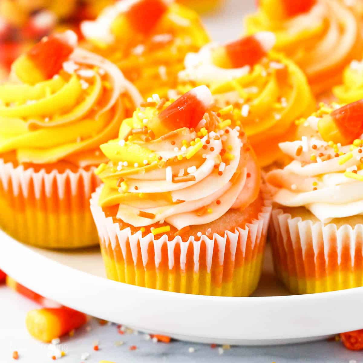 Candy Corn Cupcakes Unique Candy Corn Cupcakes Beyond Frosting