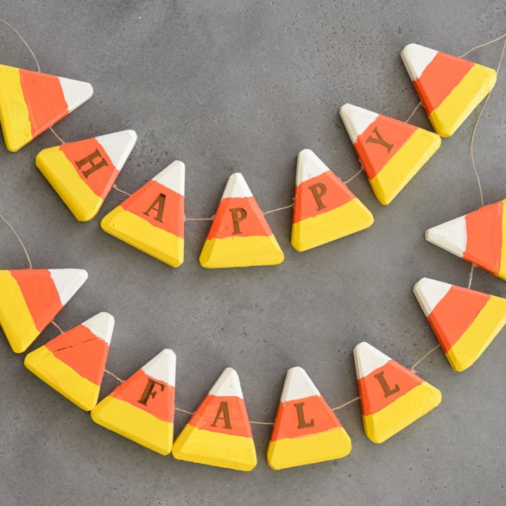 Candy Corn Garland Beautiful Diy Candy Corn Garland