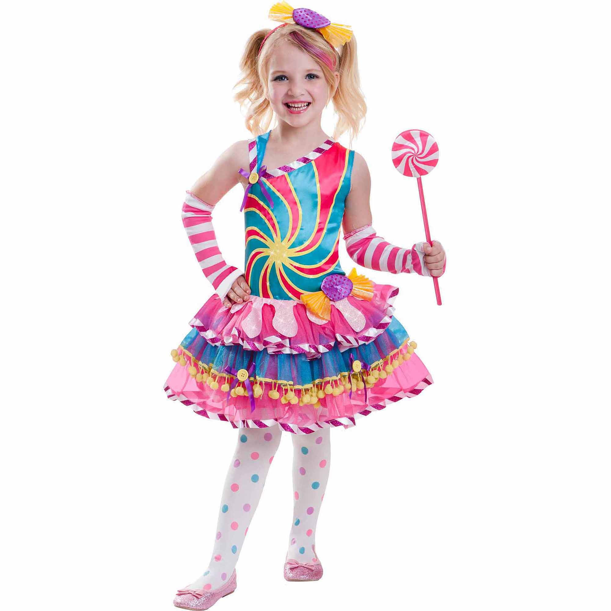 Candy Halloween Costume Best Of Candy Girl Child Halloween Costume Walmart