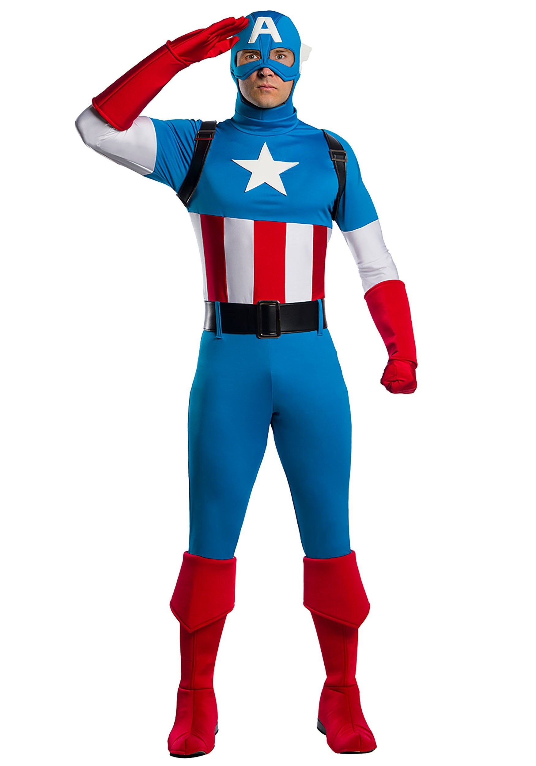 Captain America Halloween Costume Unique Marvel Adult Captain America Premium Costume