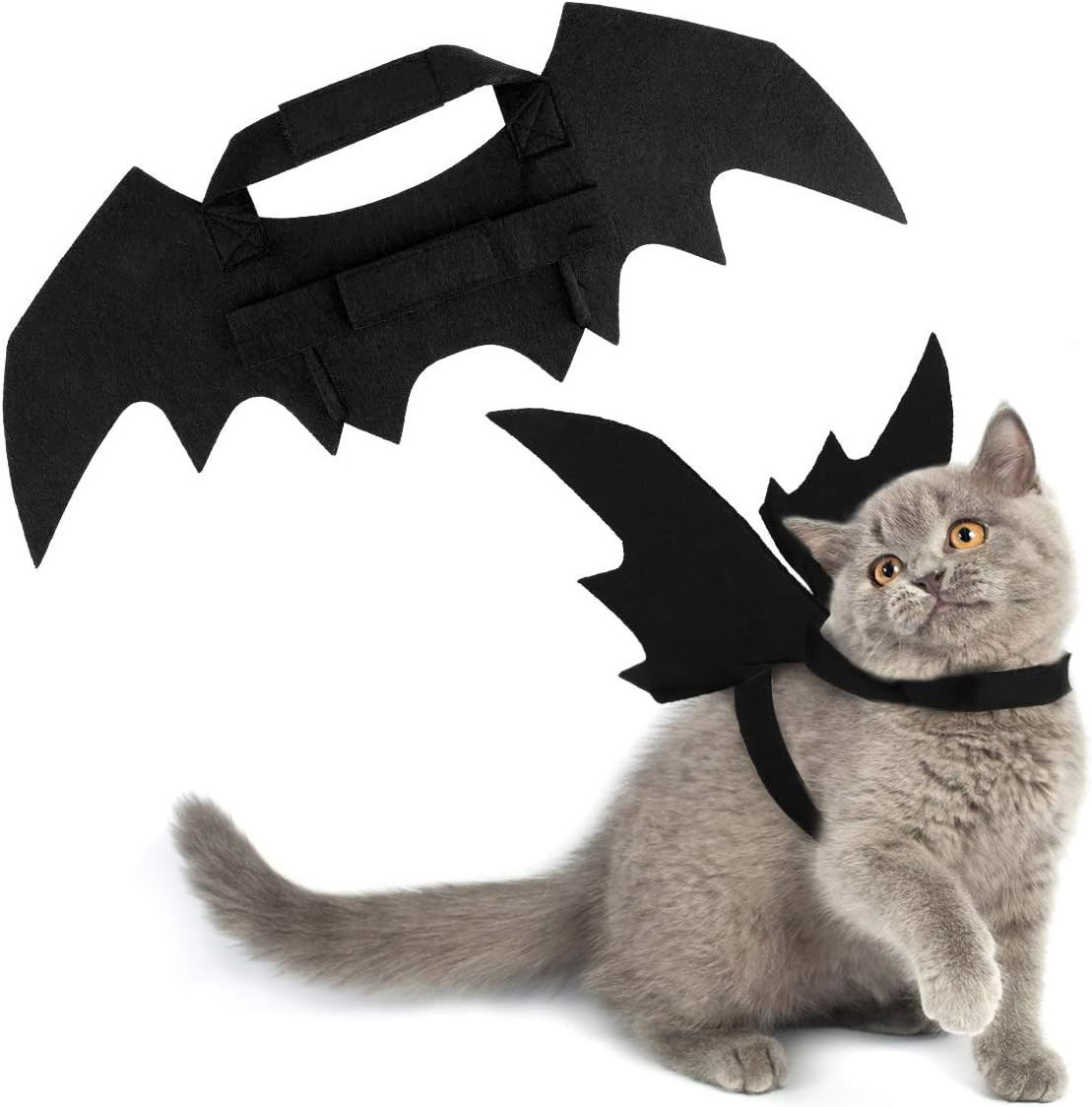 Cat Bat Costume Unique Pawaboo Cat Costume Bat Wings Pet Cosplay Bat Wings Black with Hook