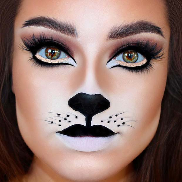 Cat Eye Halloween Makeup Awesome 41 Easy Cat Makeup Ideas for Halloween Stayglam