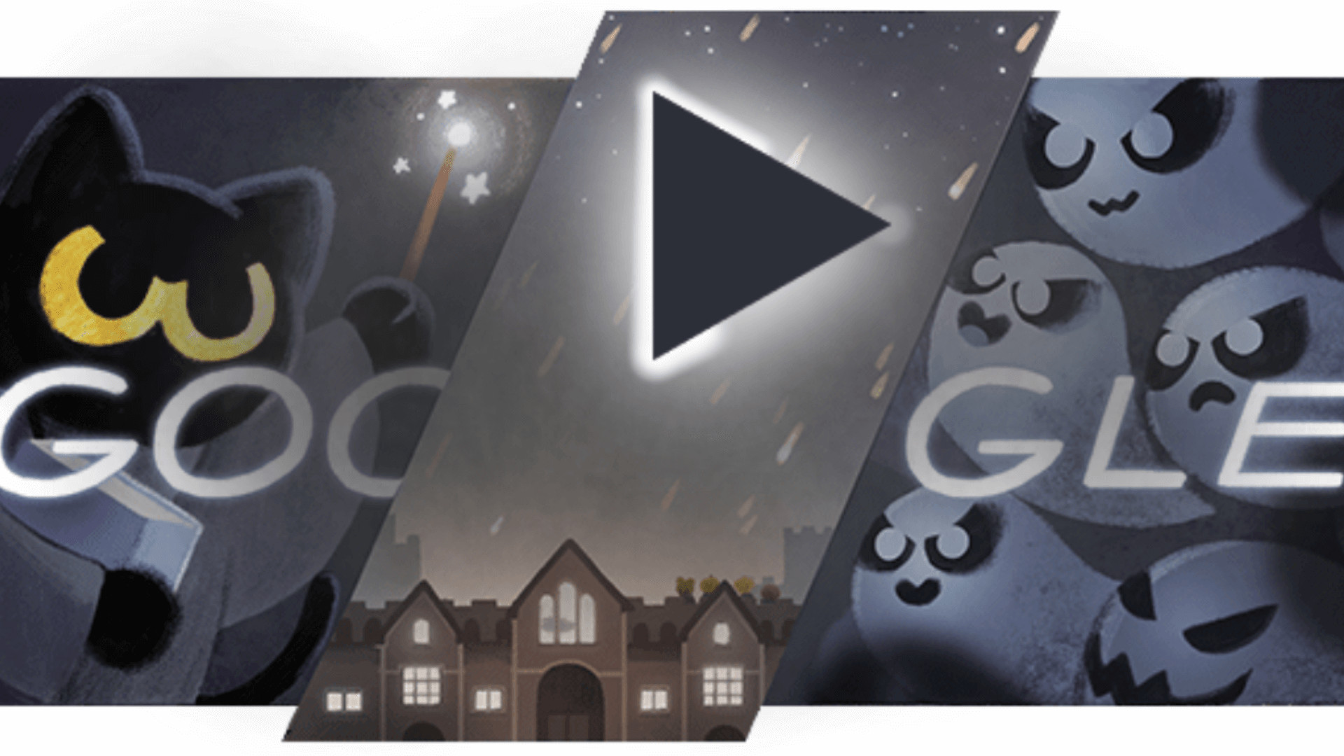 Cat Halloween Google Game Inspirational Halloween Google Doodle Treats Searchers to Magic Cat Academy Game