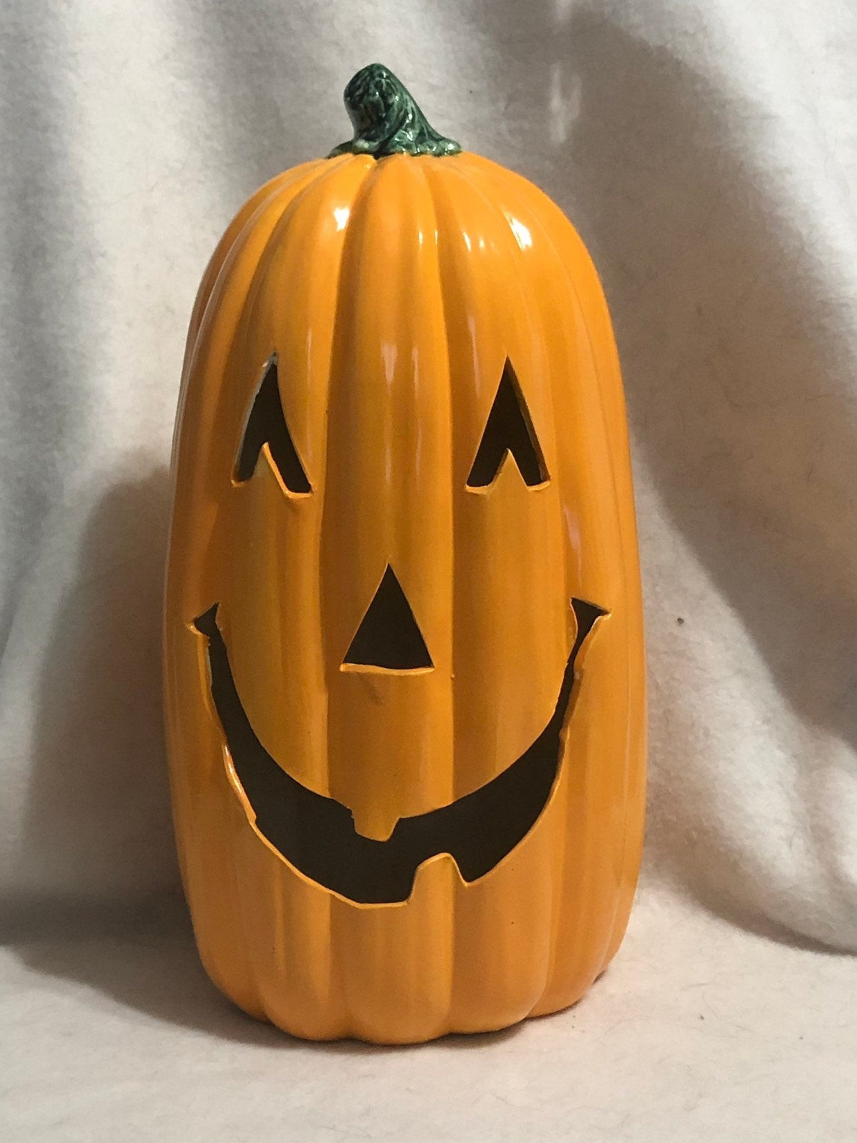 Ceramic Halloween Pumpkin Luxury Halloween Glazed Ceramic Pumpkin by Jmdceramicsart