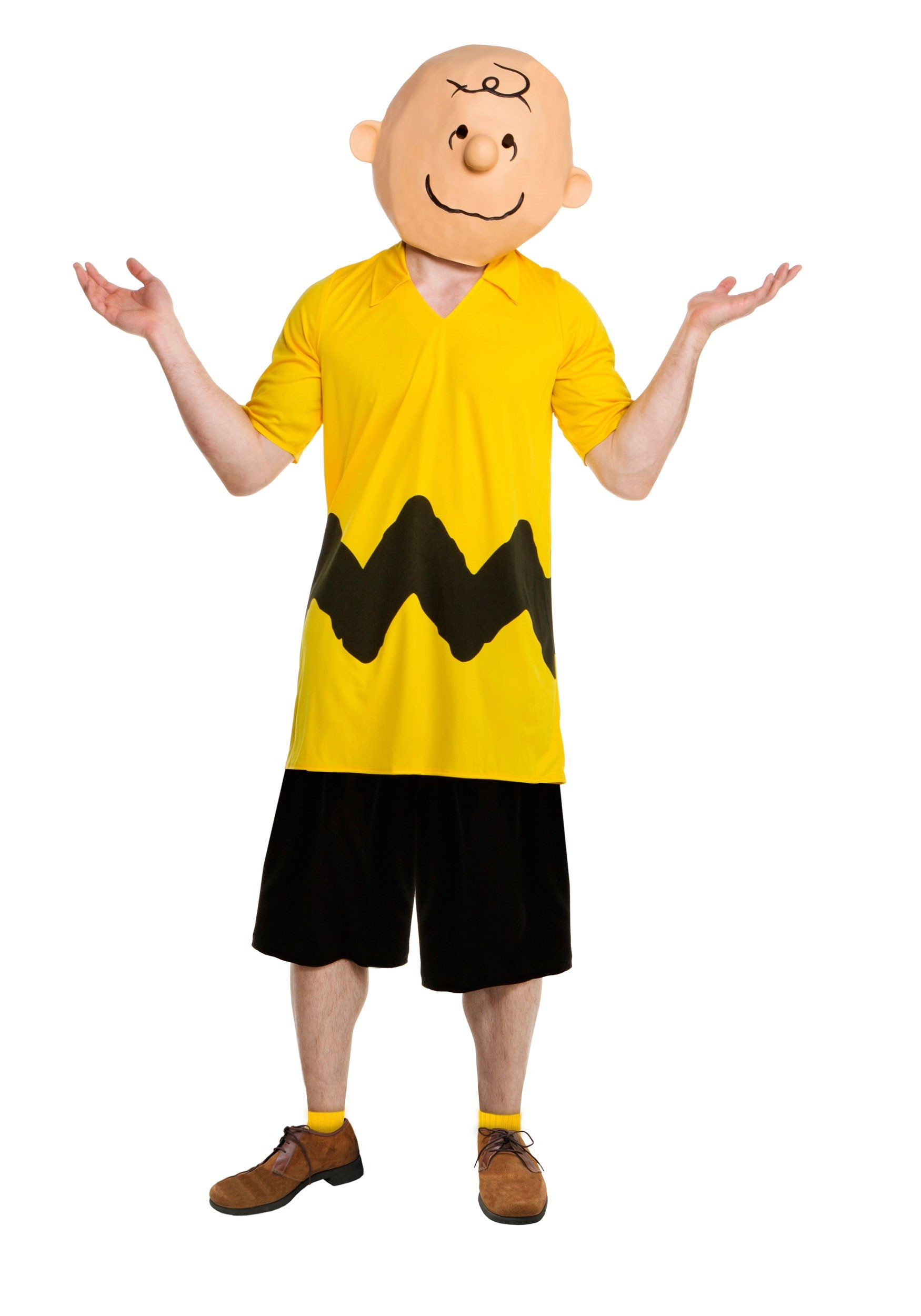 Charlie Brown Costume Beautiful Deluxe Charlie Brown Costume for Men