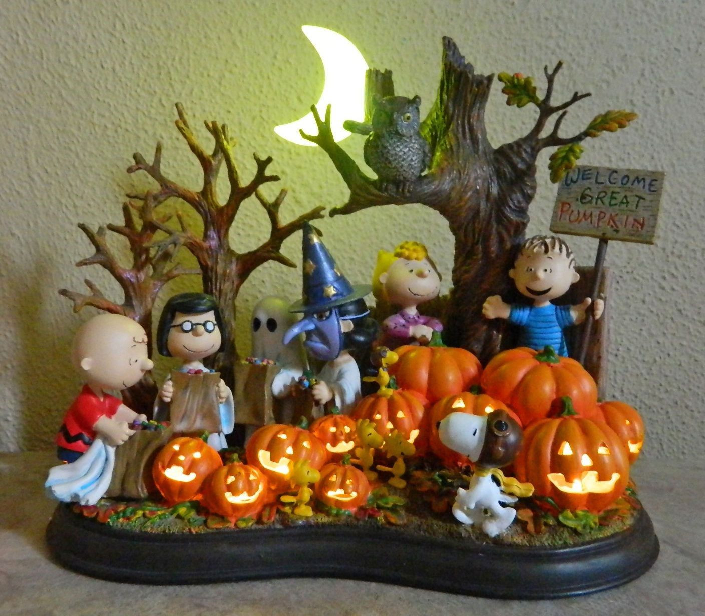 Charlie Brown Halloween Decorations Unique Vintage Halloween Figurines 91
