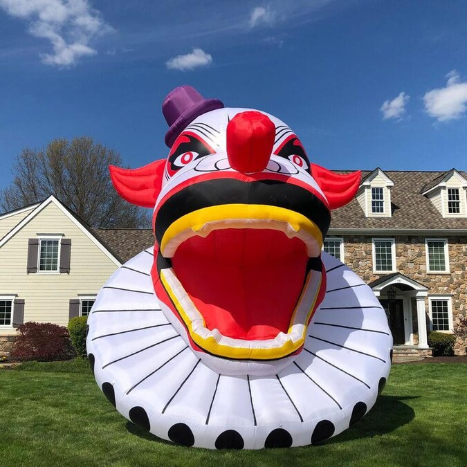 Cheap Halloween Blow Ups Inspirational Haunted Hill Farm Haunted Hill Farm 20 Ft Creepy Clown Halloween Blow