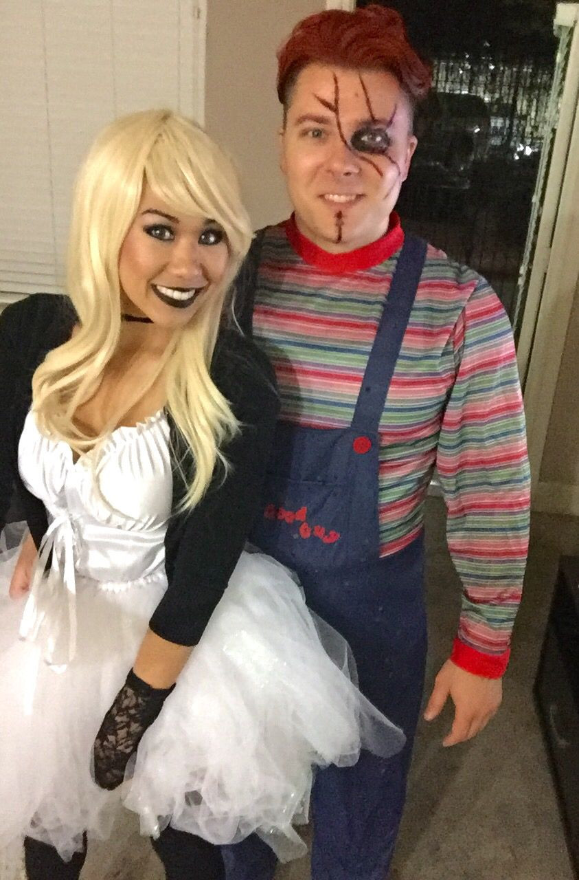 Chucky and Bride Costume Fresh Chucky and His Bride Halloween Couple Costume Diy Costume Chucky