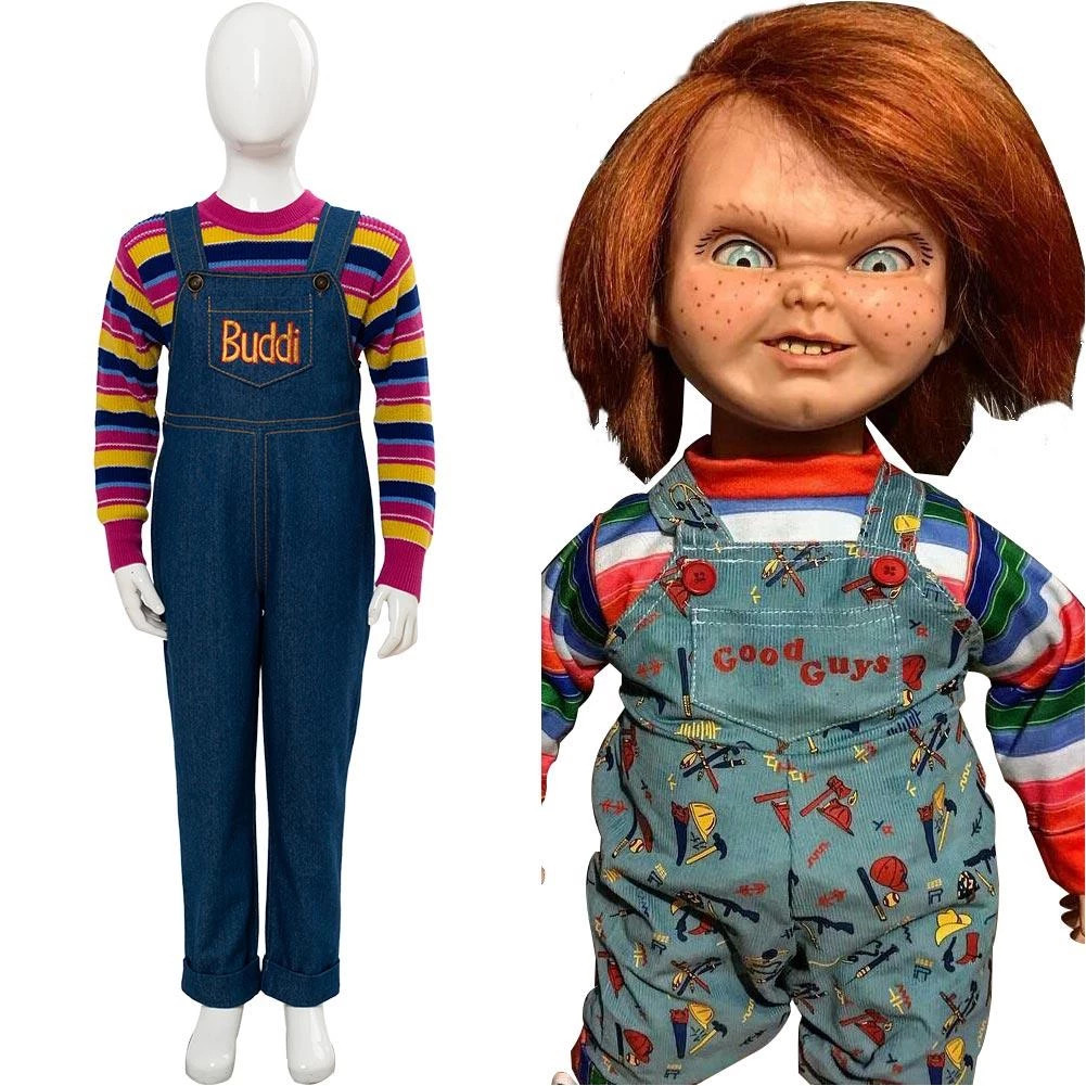 Chucky Doll Costume Lovely Chucky Cosplay Costume In 2021