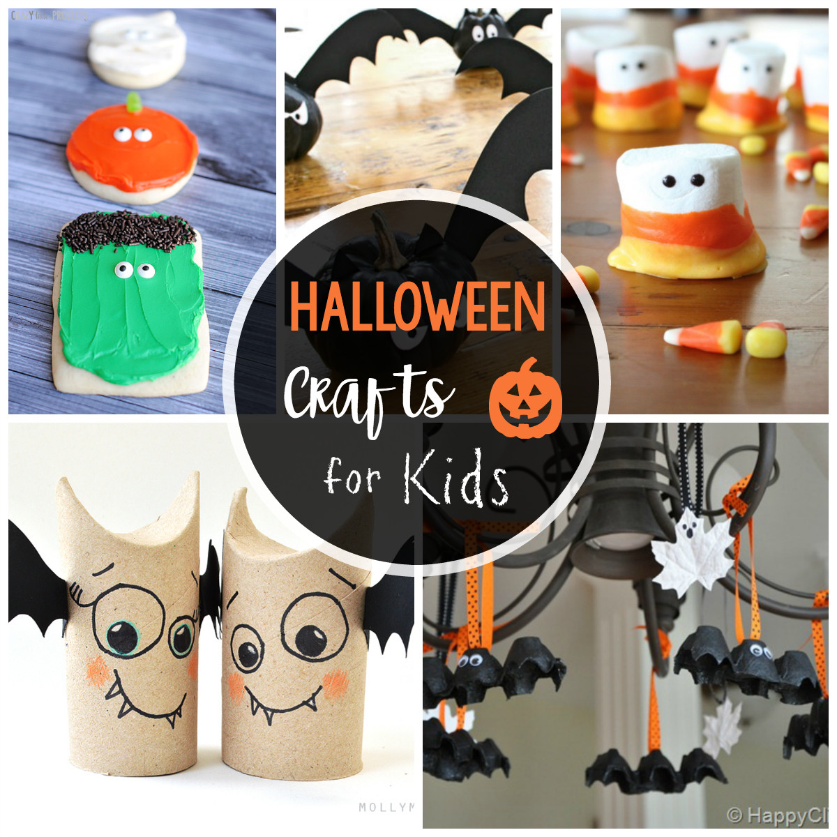 Classroom Halloween Crafts Lovely 25 Cute &amp; Easy Halloween Crafts for Kids Crazy Little Projects