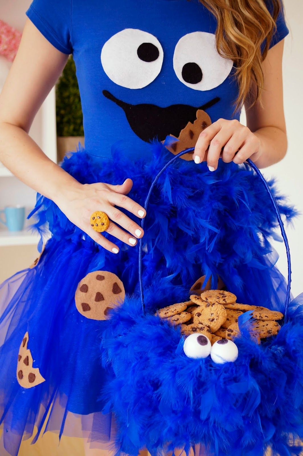 Cookie Monster Halloween Costume New Diy Cookie Monster Halloween Costume Step by Step On Blog