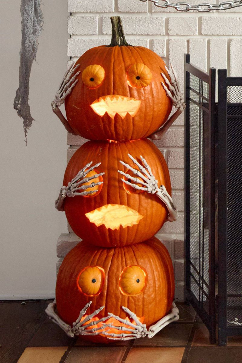 Cool Halloween themes New 40 Pumpkin Carving Ideas Jack O’ Lanterns for Halloween 2020