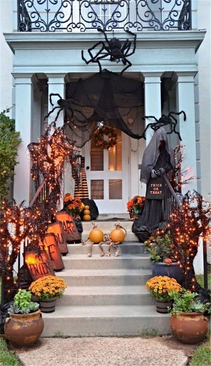 Creepy Front Porch Halloween Decorations Unique 35 Adorable Scary Halloween Porch Ideas to Try today In 2020