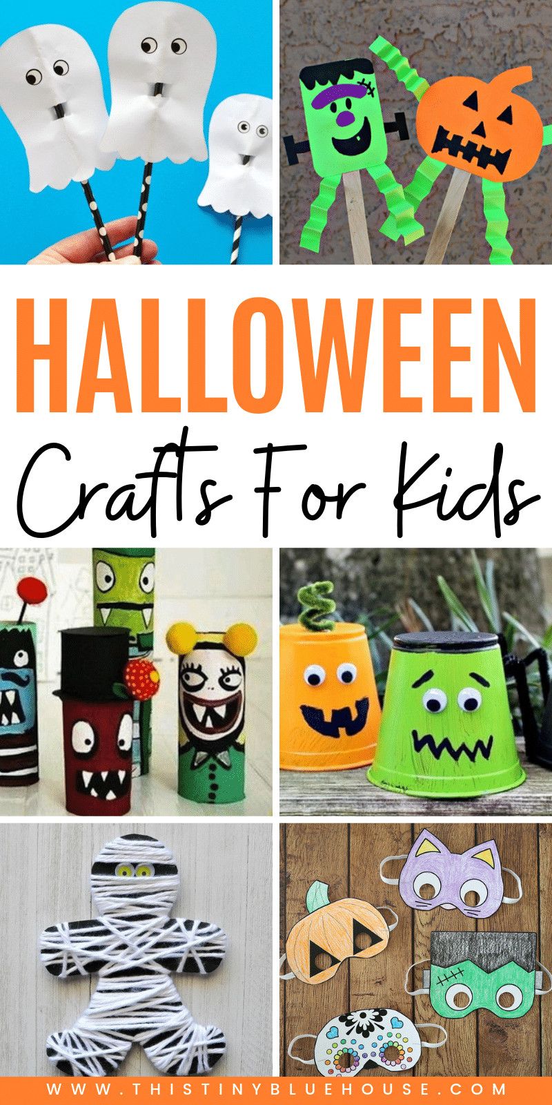 Creepy Halloween Crafts Beautiful 70 Best Fun Spooky Halloween Crafts for Kids This Tiny Blue House