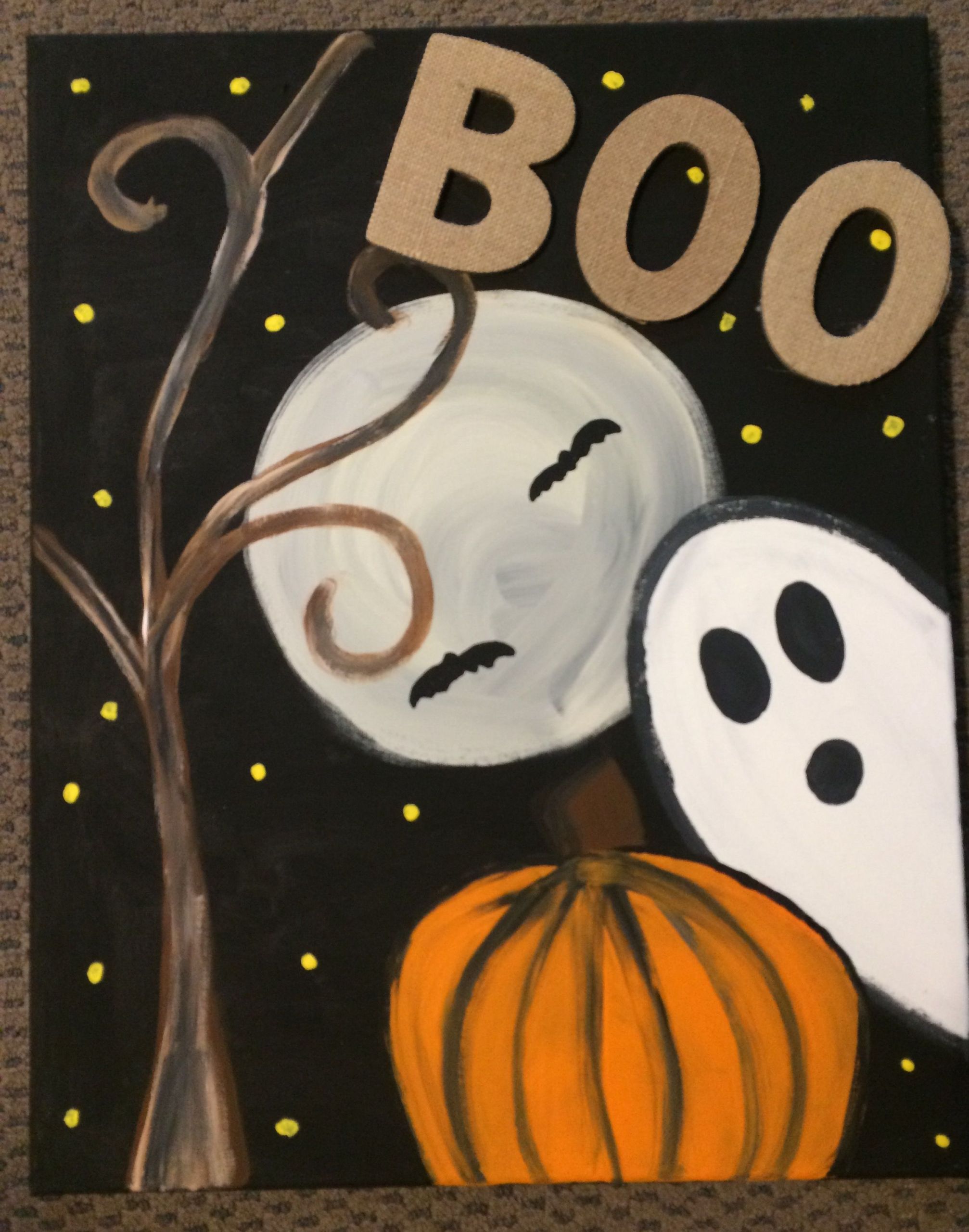 Cute Easy Halloween Paintings On Canvas Fresh Easy Diy Halloween Painting Halloween Canvas Paintings Cute Canvas