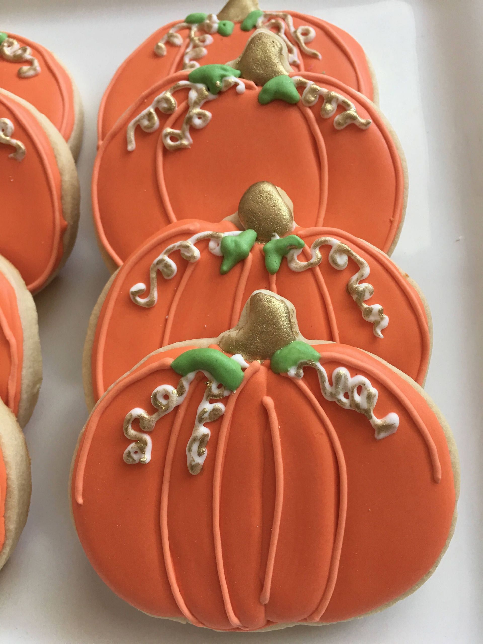 Decorated Pumpkin Sugar Cookies Unique Fall Pumpkin Decorated Cookies