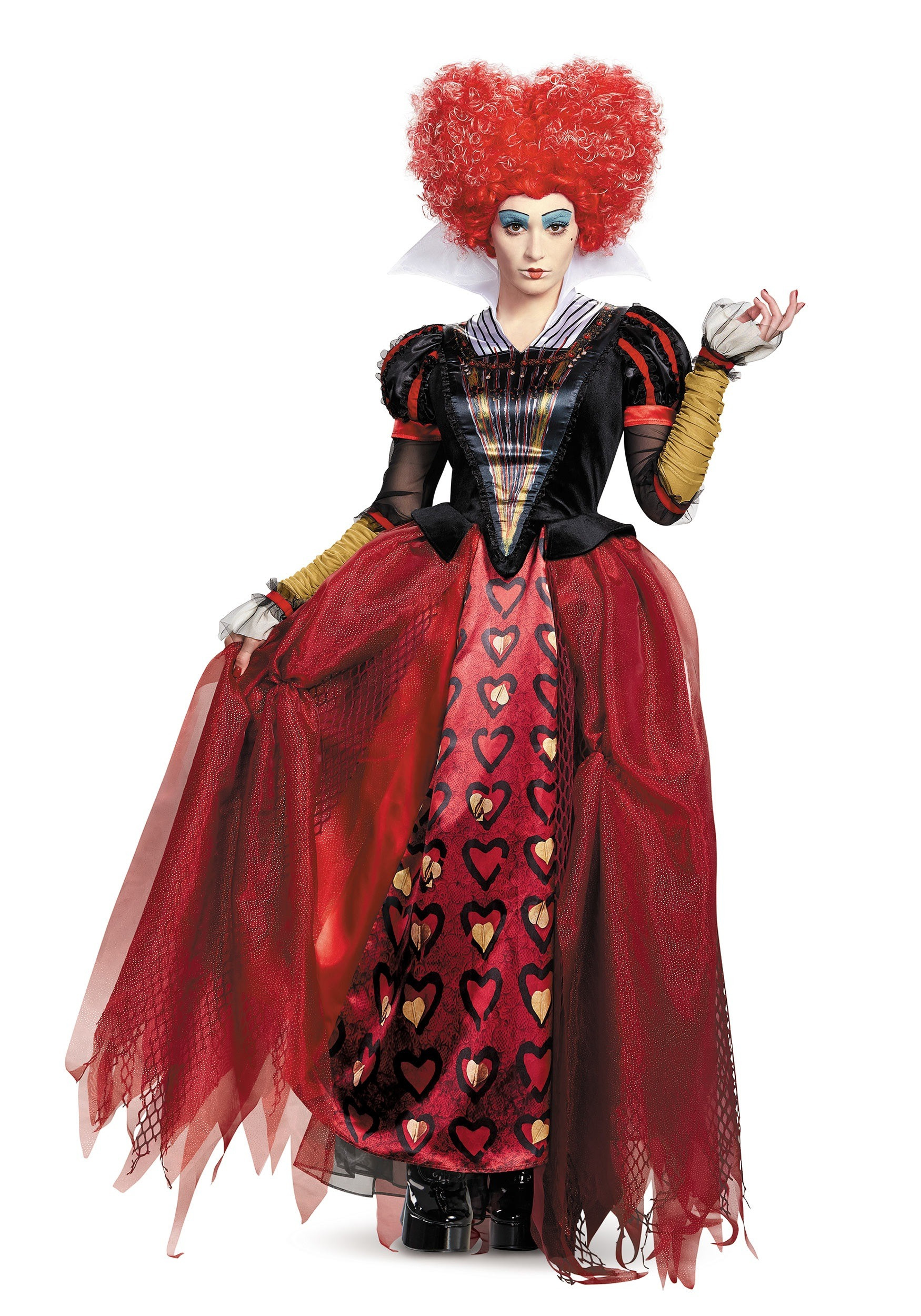 Deluxe Halloween Costumes Unique Adult Deluxe Red Queen Costume