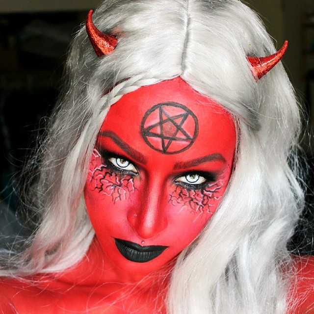 Demon Makeup Female Elegant 20 Devil Halloween Makeup Ideas for Women Flawssy