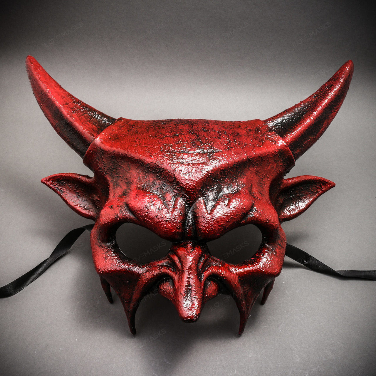 Devil Halloween Mask Elegant Scary Halloween Mask Demon Horror Devil Masquerade Red