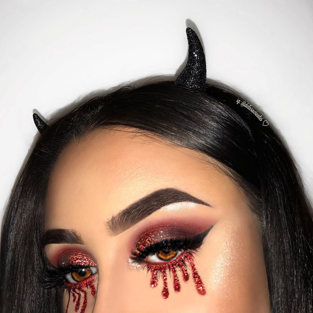 Devil Makeup Look Elegant 10 Devilish Halloween Makeup Looks even Beginners Can Pull F In 2019