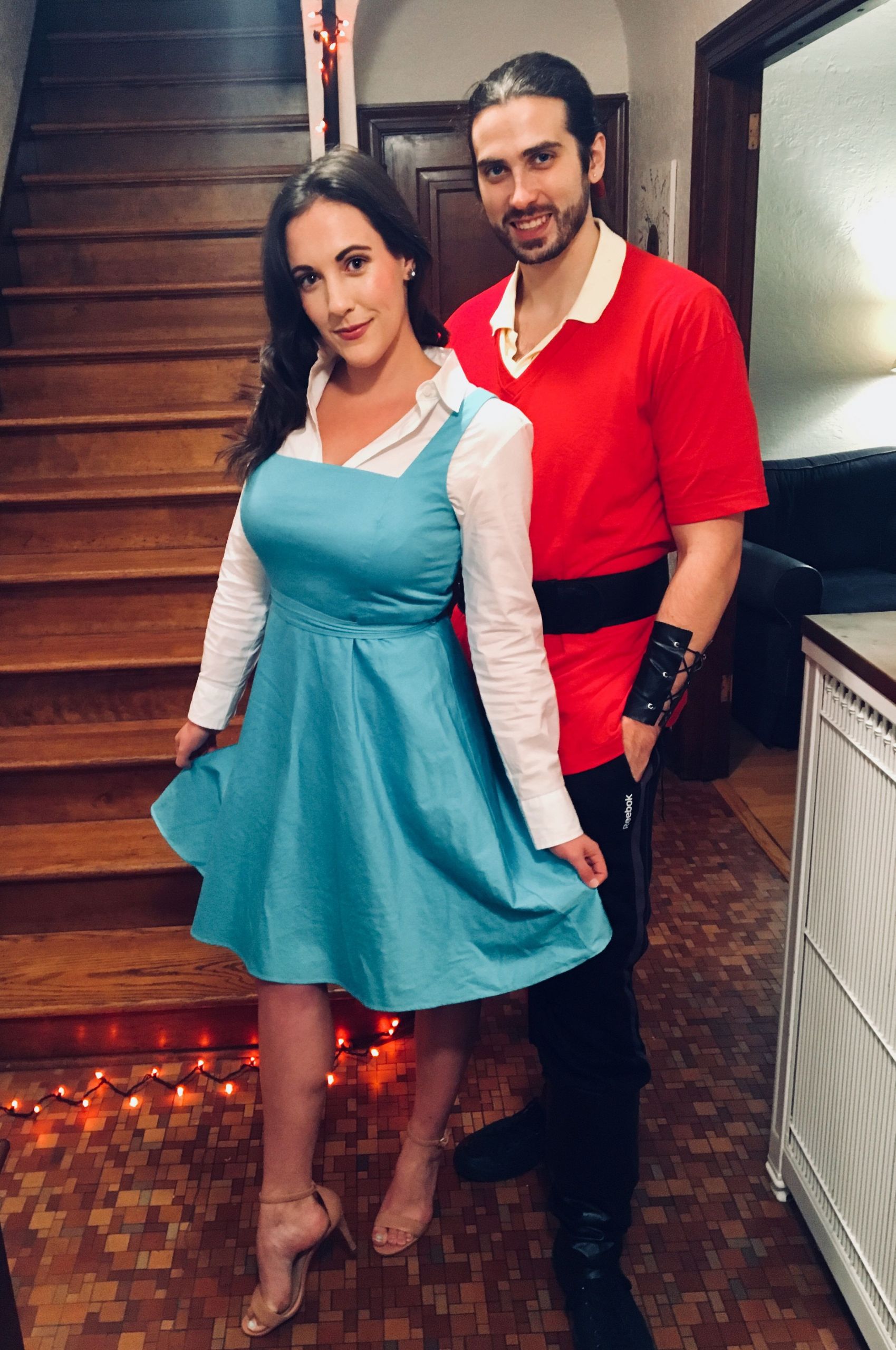 Disney Couple Costumes New Belle and Gaston Costume