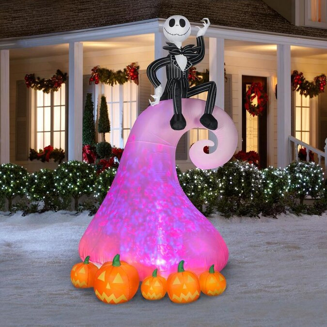 Disney Halloween Inflatables Inspirational Disney 9 Ft X 6 1 Ft Lighted Jack Skellington Halloween Inflatable In